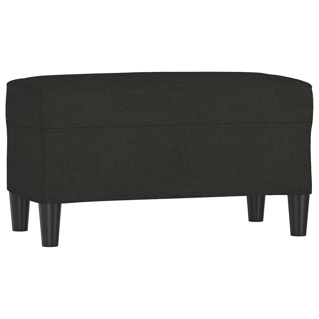 bænk 70x35x41 cm stof sort