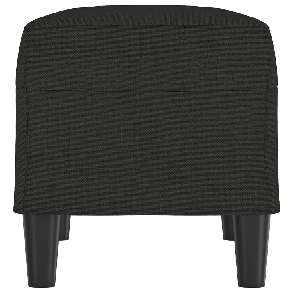 bænk 70x35x41 cm stof sort