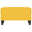 bænk 70x35x41 cm stof gul