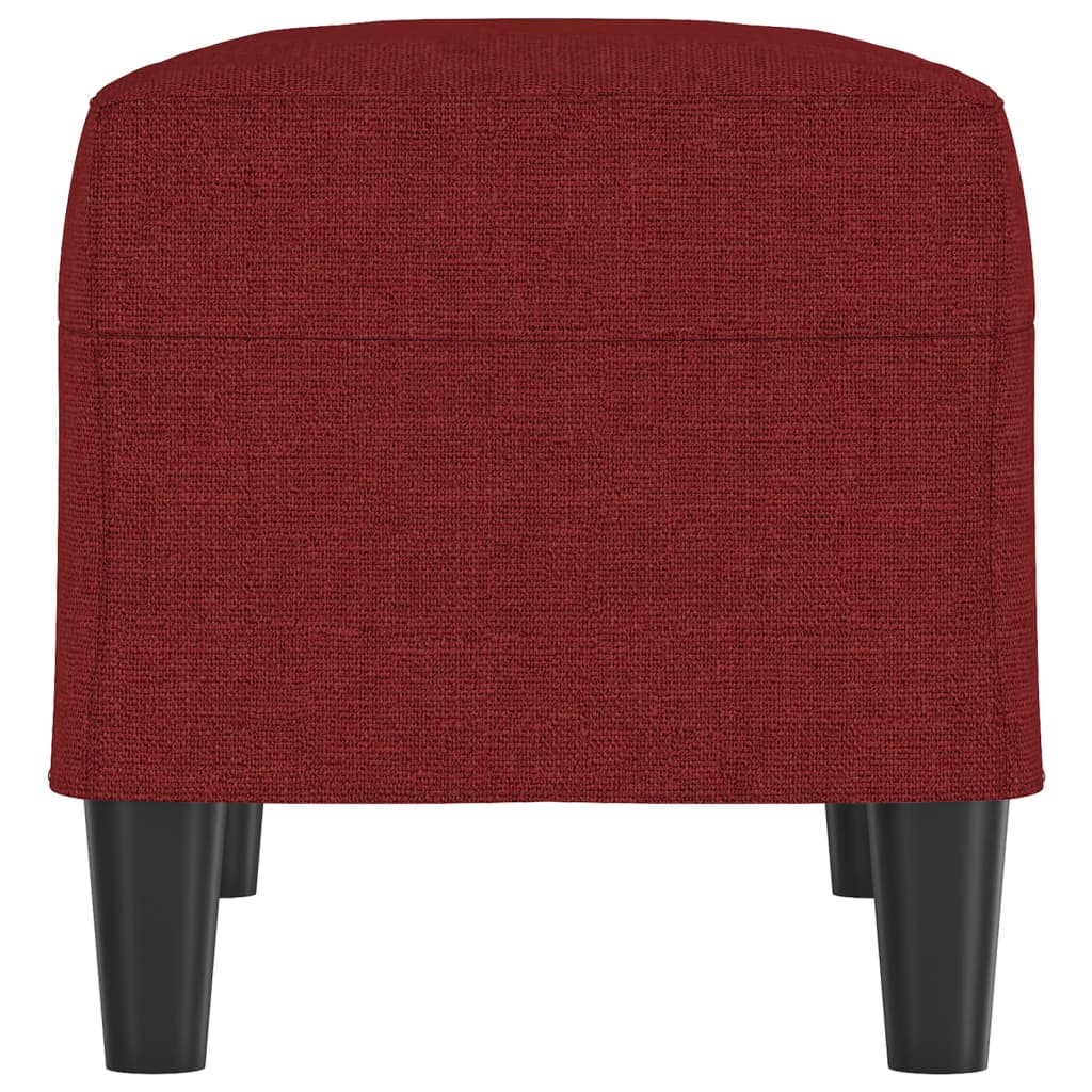 bænk 70x35x41 cm stof vinrød