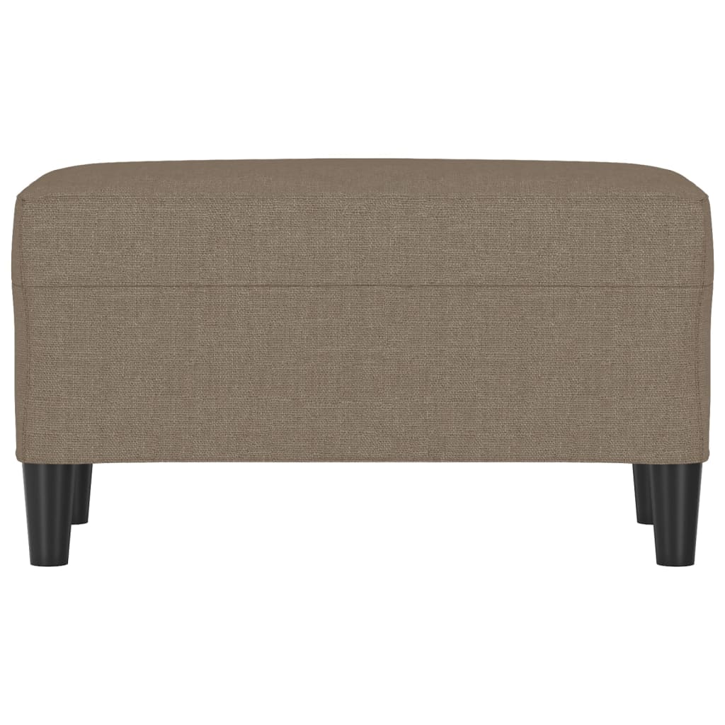 bænk 70x35x41 cm stof gråbrun