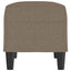 bænk 70x35x41 cm stof gråbrun