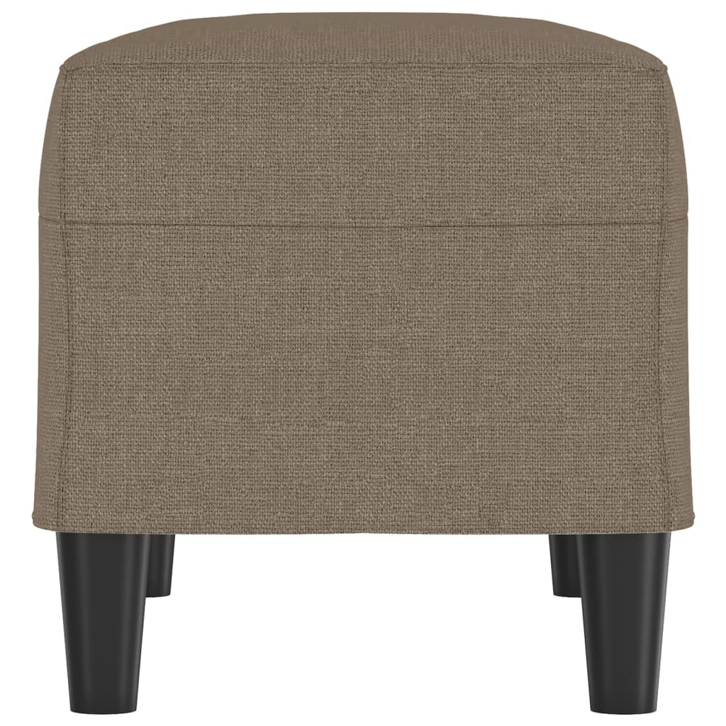 bænk 70x35x41 cm stof gråbrun
