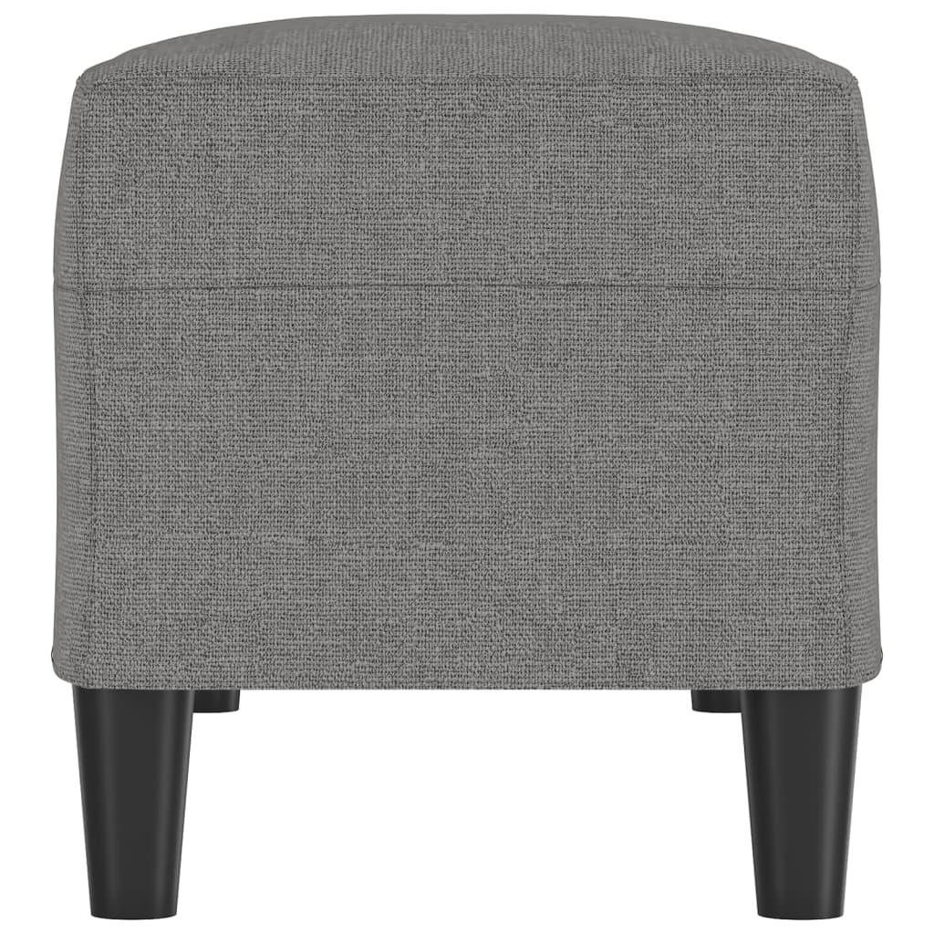 bænk 100x35x41 cm stof mørkegrå