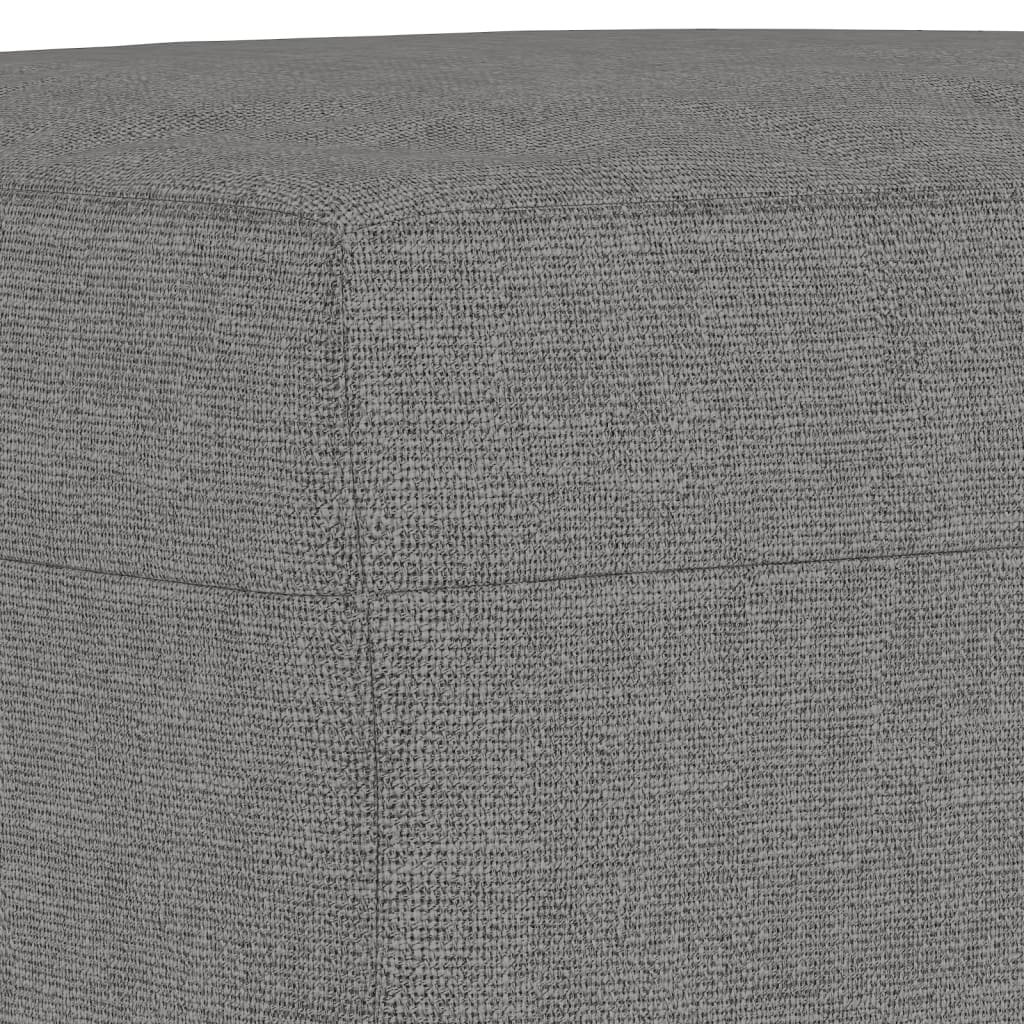 bænk 100x35x41 cm stof mørkegrå