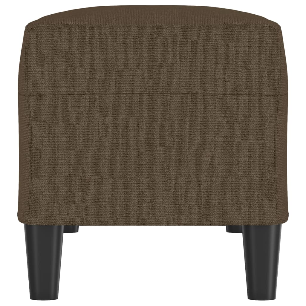 bænk 100x35x41 cm stof brun