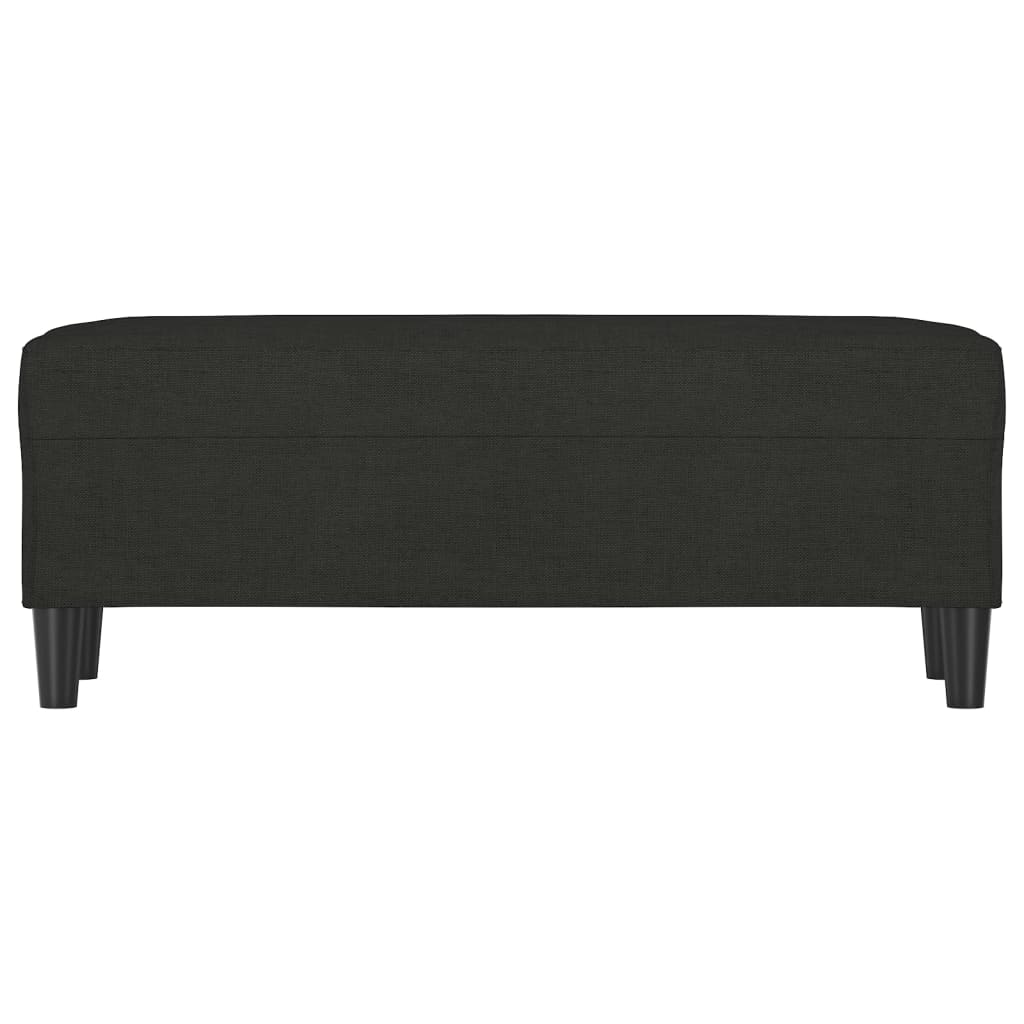 bænk 100x35x41 cm stof sort