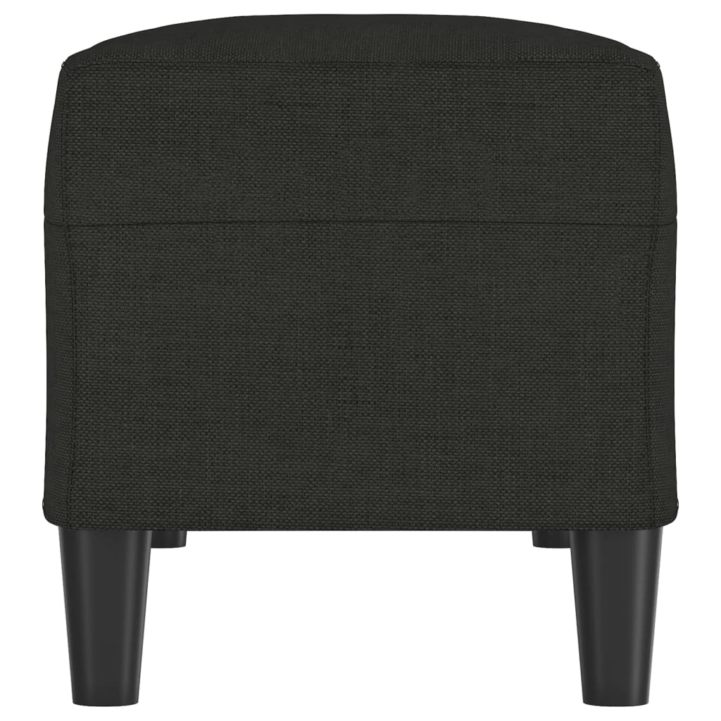bænk 100x35x41 cm stof sort