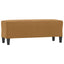 bænk 100x35x41 cm velour brun