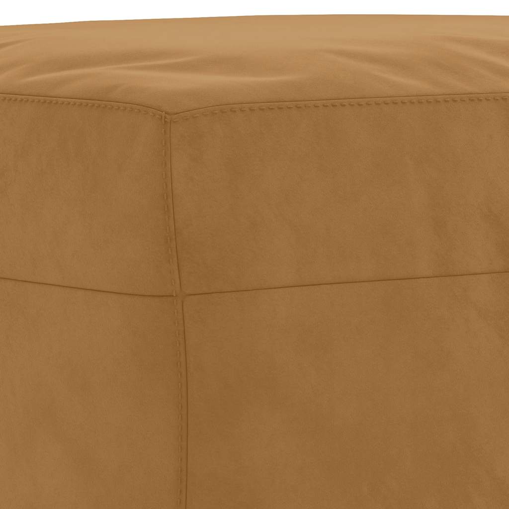 bænk 100x35x41 cm velour brun