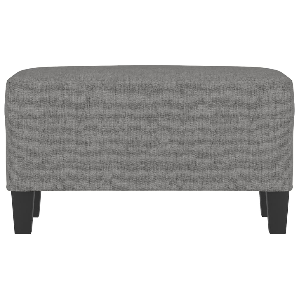 bænk 70x35x41 cm stof mørkegrå