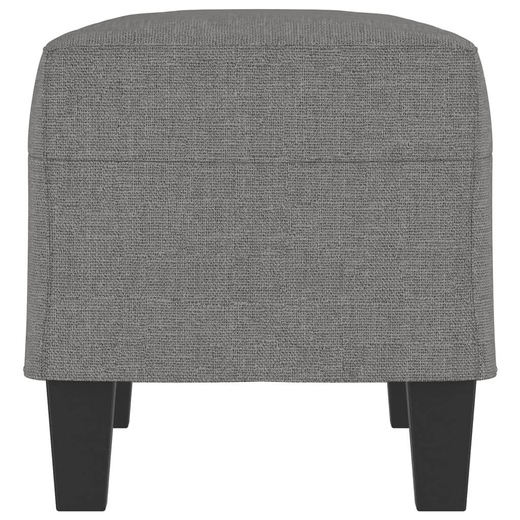 bænk 70x35x41 cm stof mørkegrå