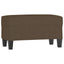 bænk 70x35x41 cm stof brun