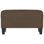 bænk 70x35x41 cm stof brun