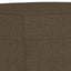 bænk 70x35x41 cm stof brun