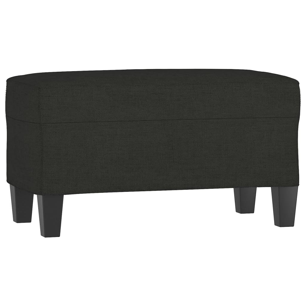 bænk 70x35x41 cm stof sort