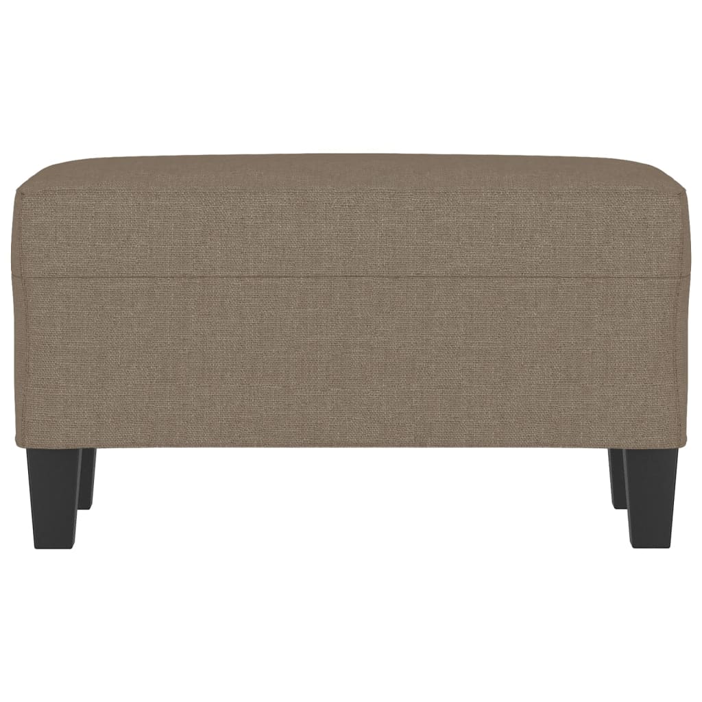 bænk 70x35x41 cm stof gråbrun