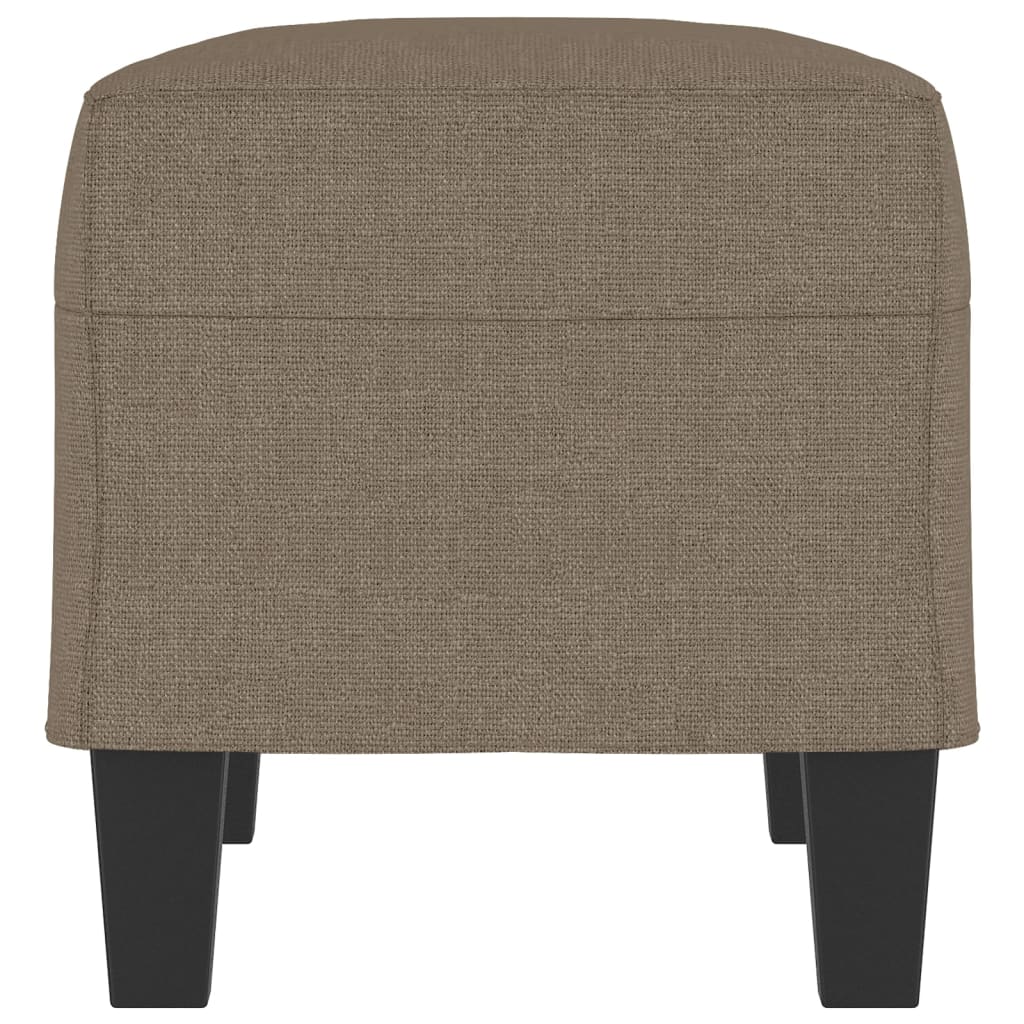 bænk 70x35x41 cm stof gråbrun