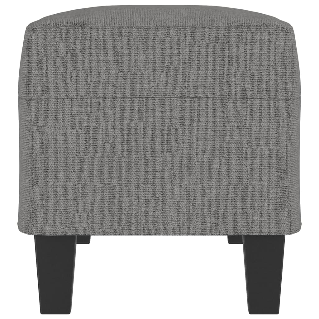 bænk 100x35x41 cm stof mørkegrå