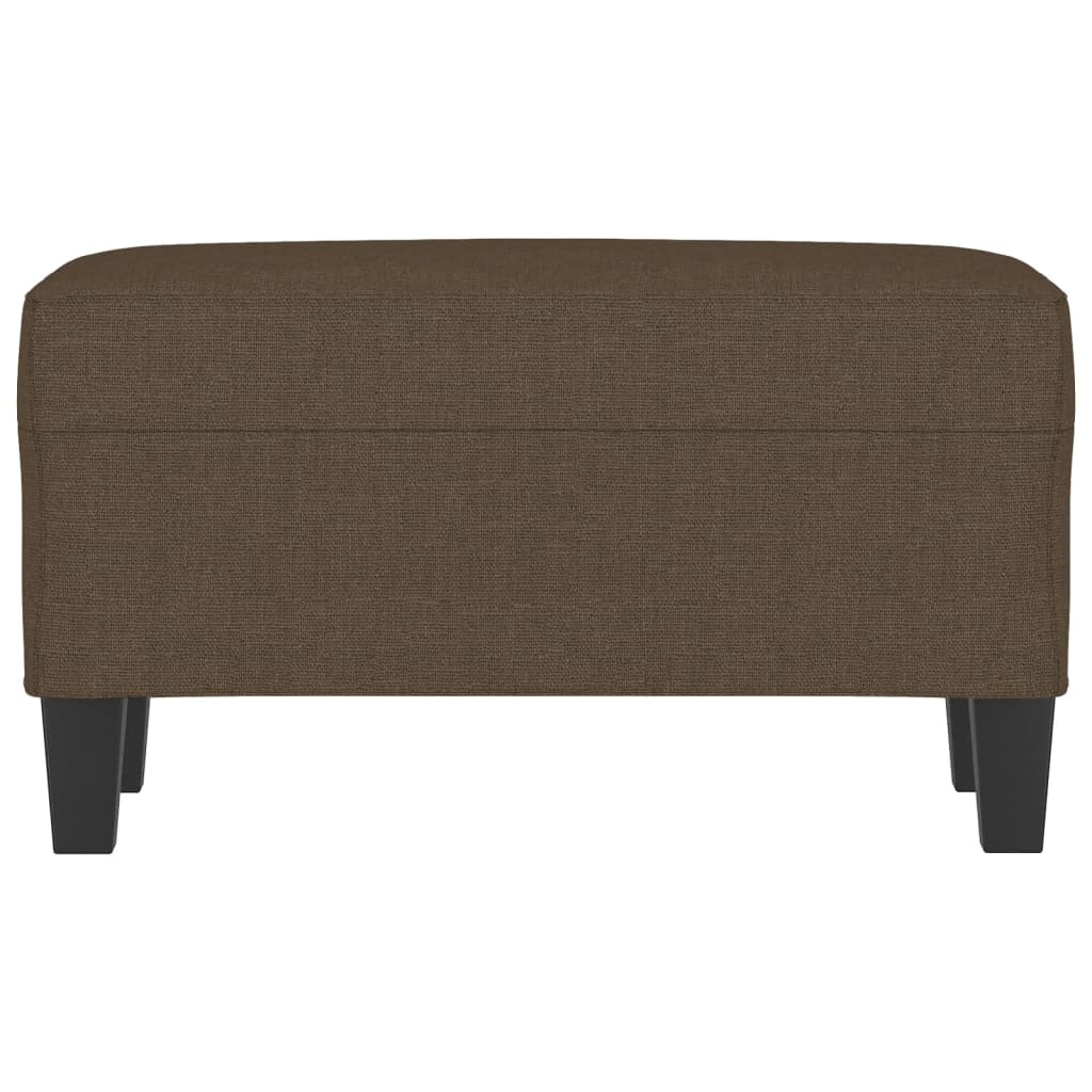 bænk 100x35x41 cm stof brun