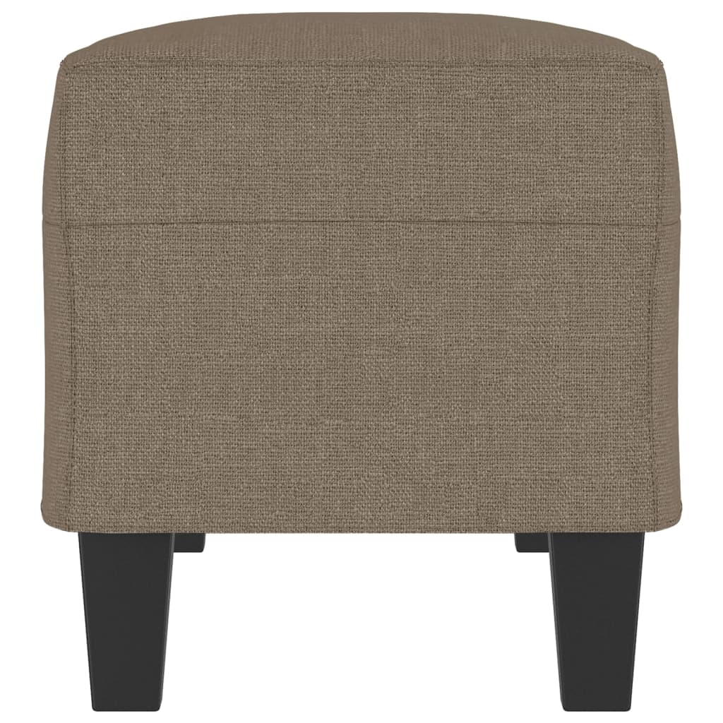 bænk 100x35x41 cm stof gråbrun