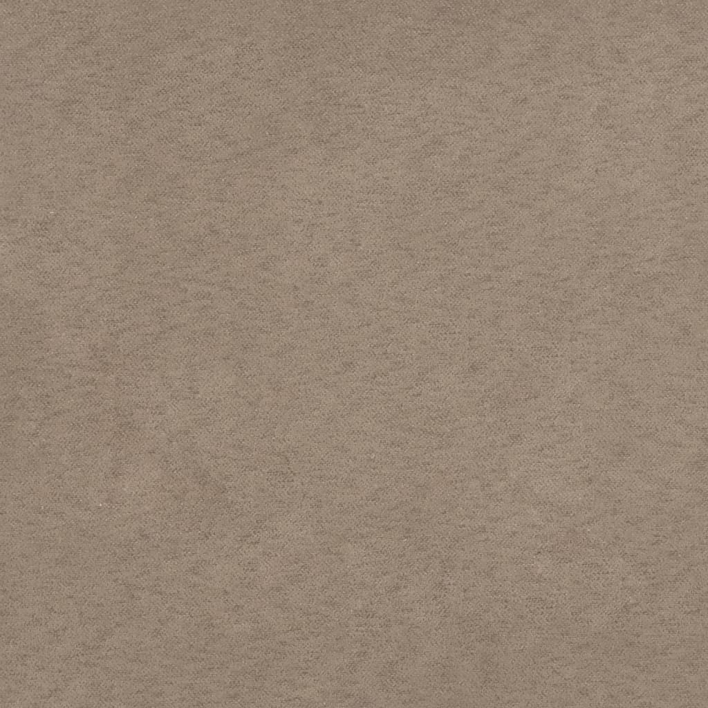 bænk 100x35x41 cm mikrofiberstof gråbrun