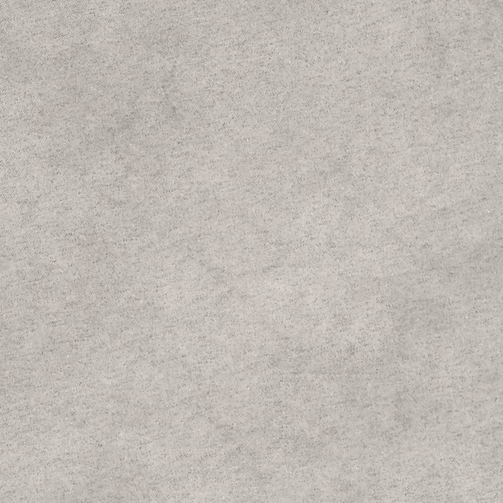 bænk 100x35x41 cm mikrofiberstof lysegrå