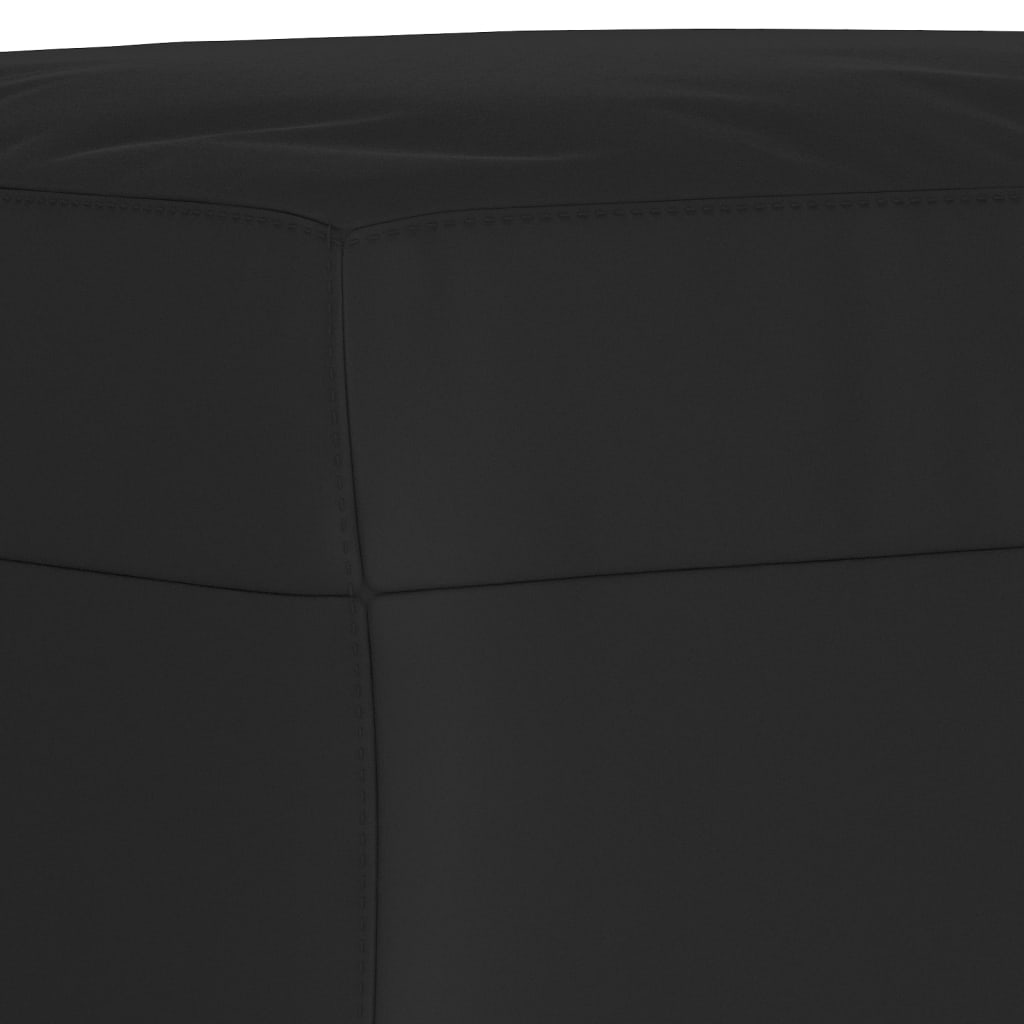 bænk 100x35x41 cm mikrofiberstof sort