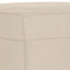 bænk 100x35x41 cm mikrofiberstof cremefarvet