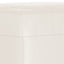bænk 100x35x41 cm mikrofiberstof beige
