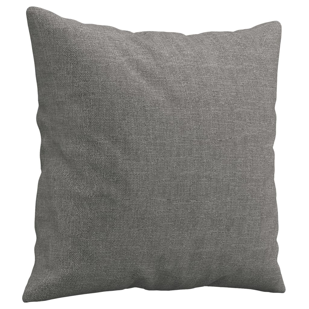 pyntepuder 2 stk. 40x40 cm stof mørkegrå