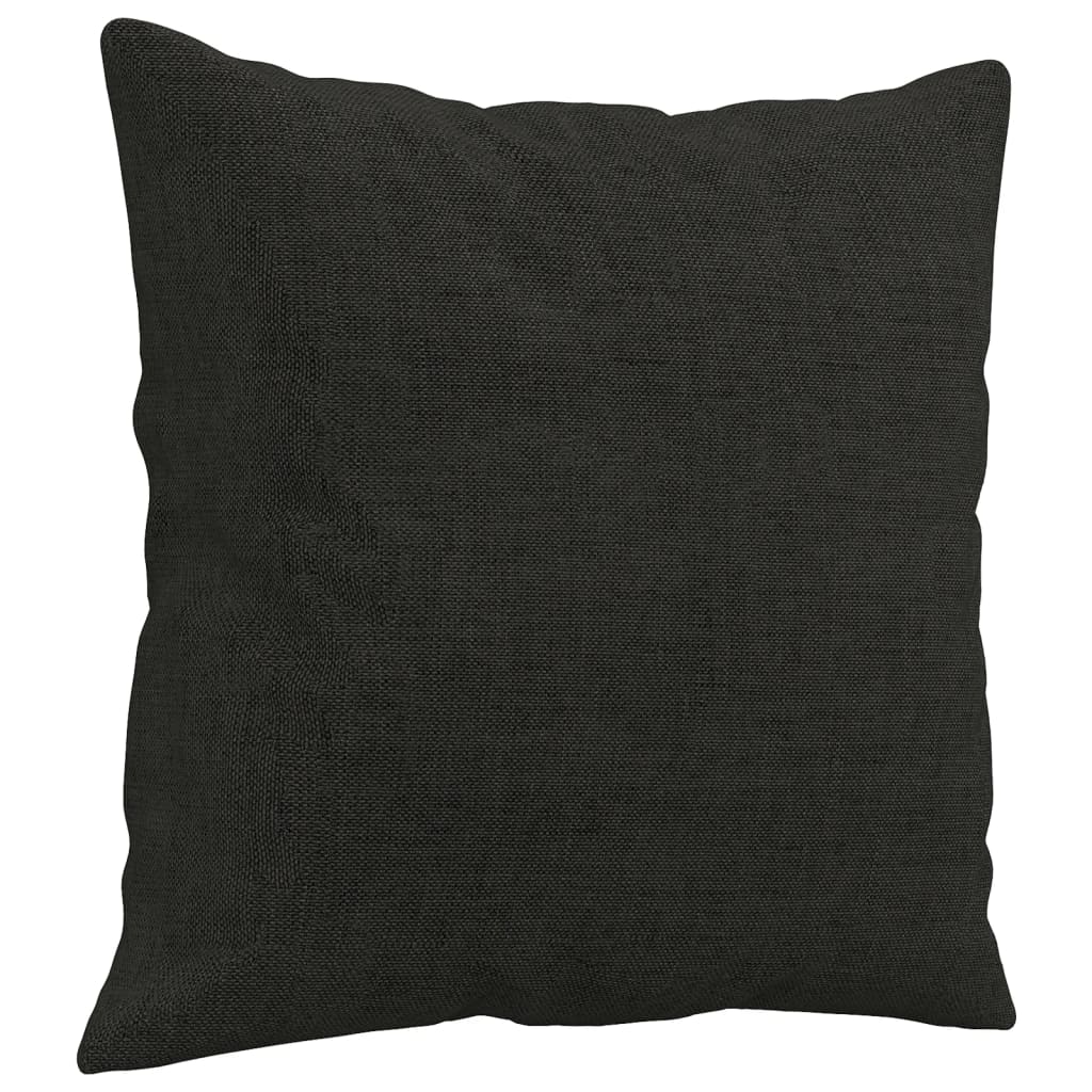 pyntepuder 2 stk. 40x40 cm stof sort