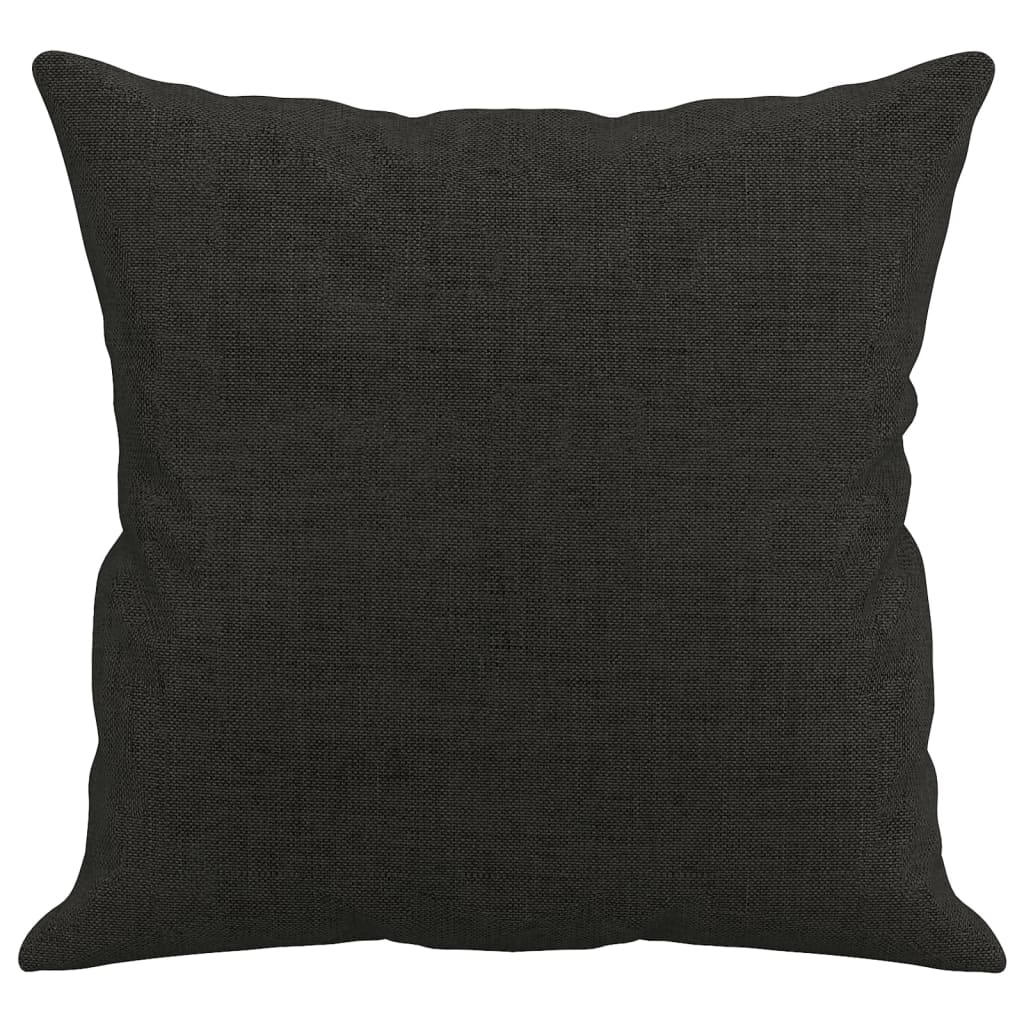 pyntepuder 2 stk. 40x40 cm stof sort