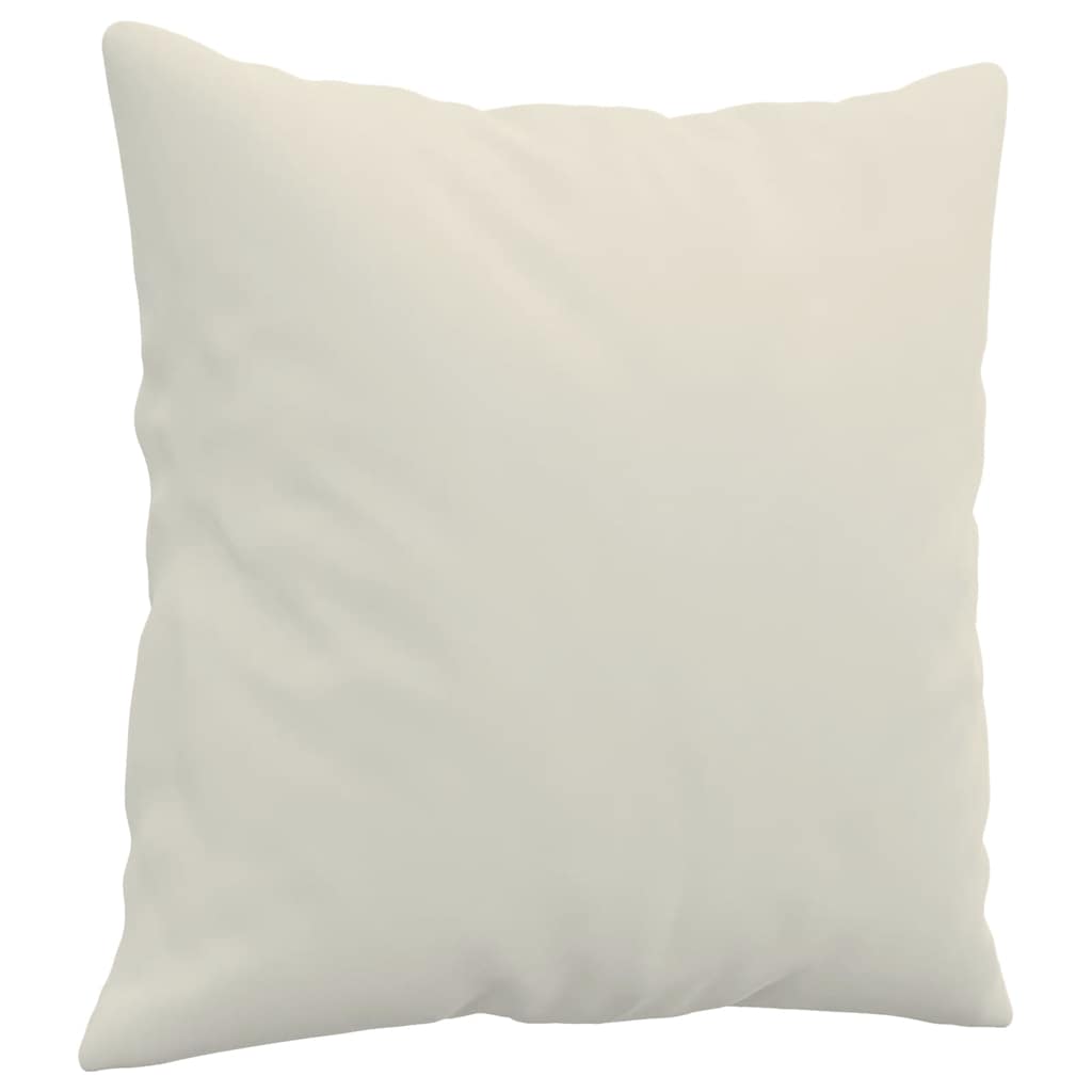pyntepuder 2 stk. 40x40 cm velour brun