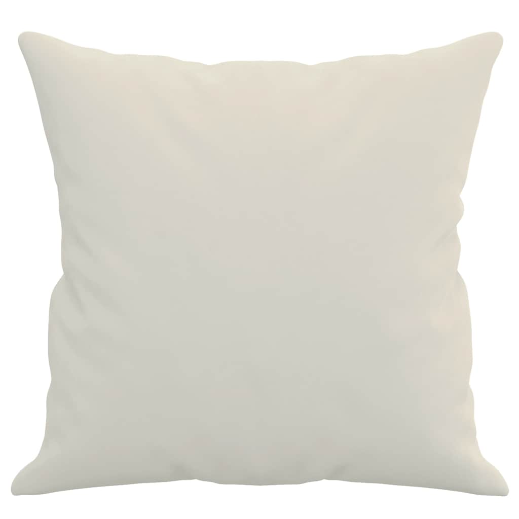 pyntepuder 2 stk. 40x40 cm velour brun