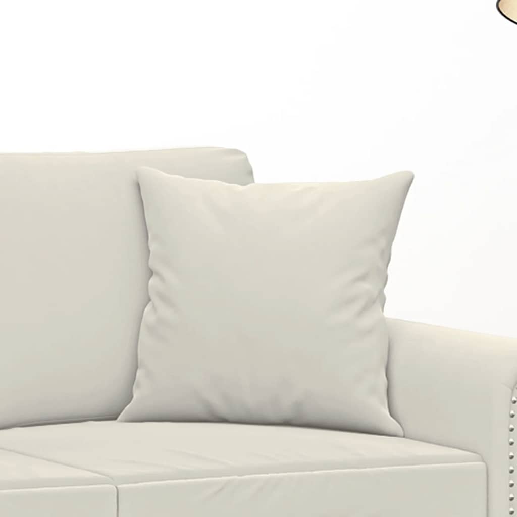 pyntepuder 2 stk. 40x40 cm velour brun