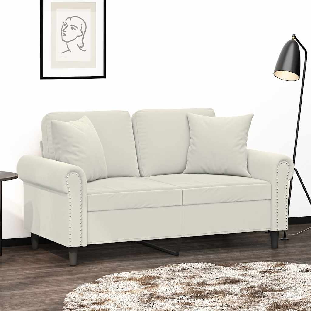 pyntepuder 2 stk. 40x40 cm velour brun