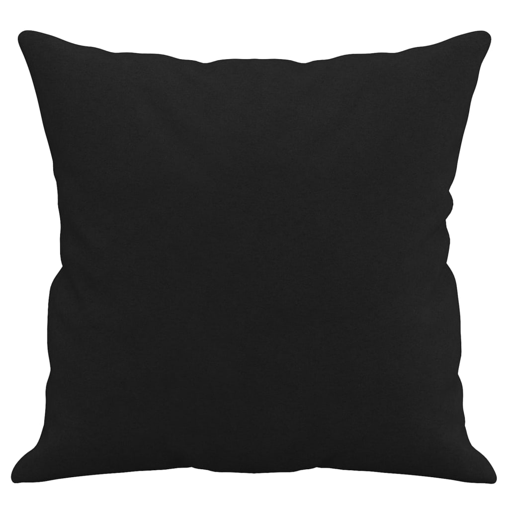pyntepuder 2 stk. 40x40 cm mikrofiberstof sort