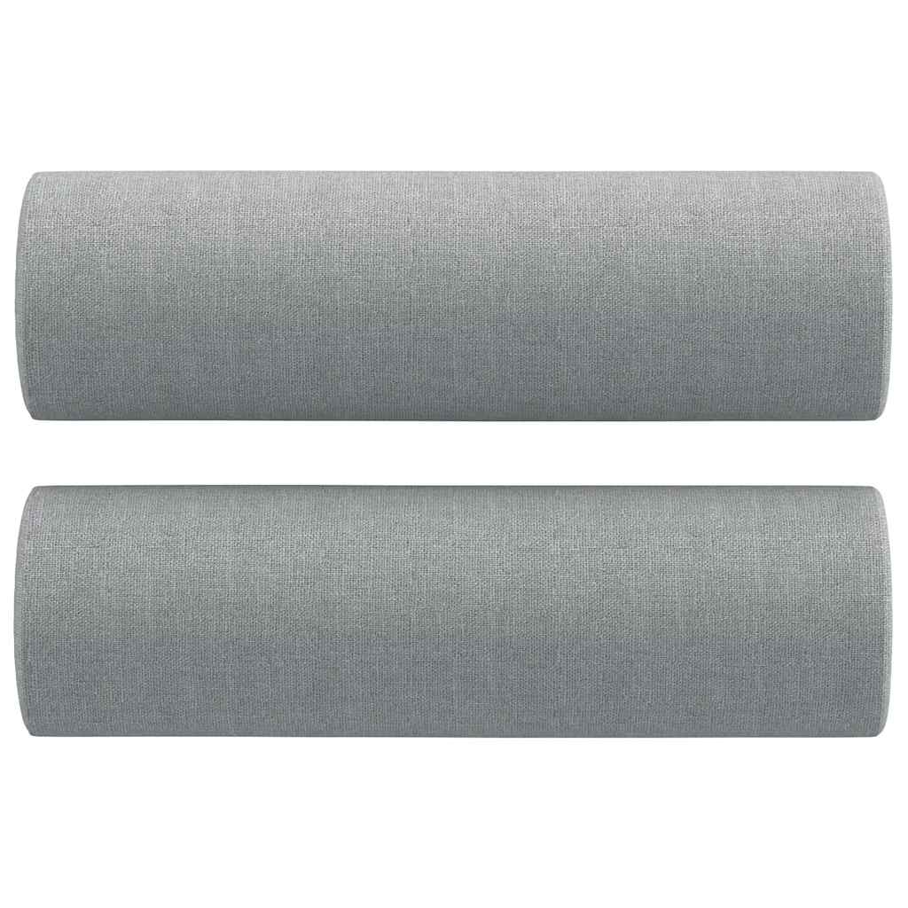 pyntepuder 2 stk. Ø15x50 cm stof grå