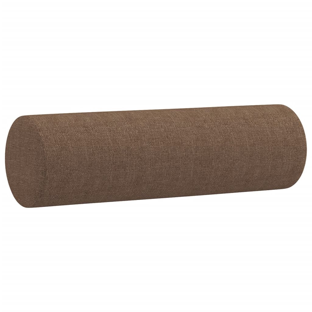 pyntepuder 2 stk. Ø15x50 cm stof brun