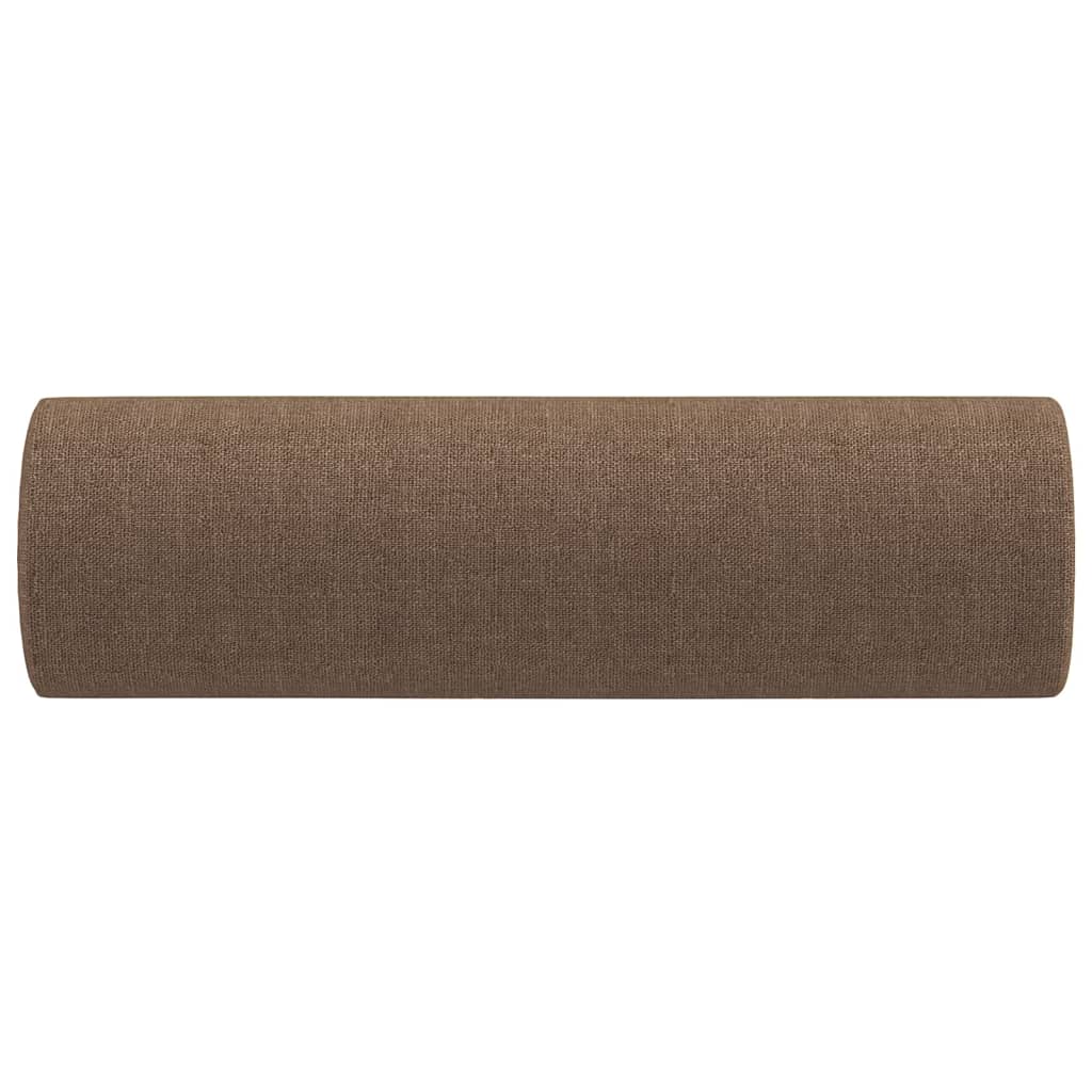 pyntepuder 2 stk. Ø15x50 cm stof brun