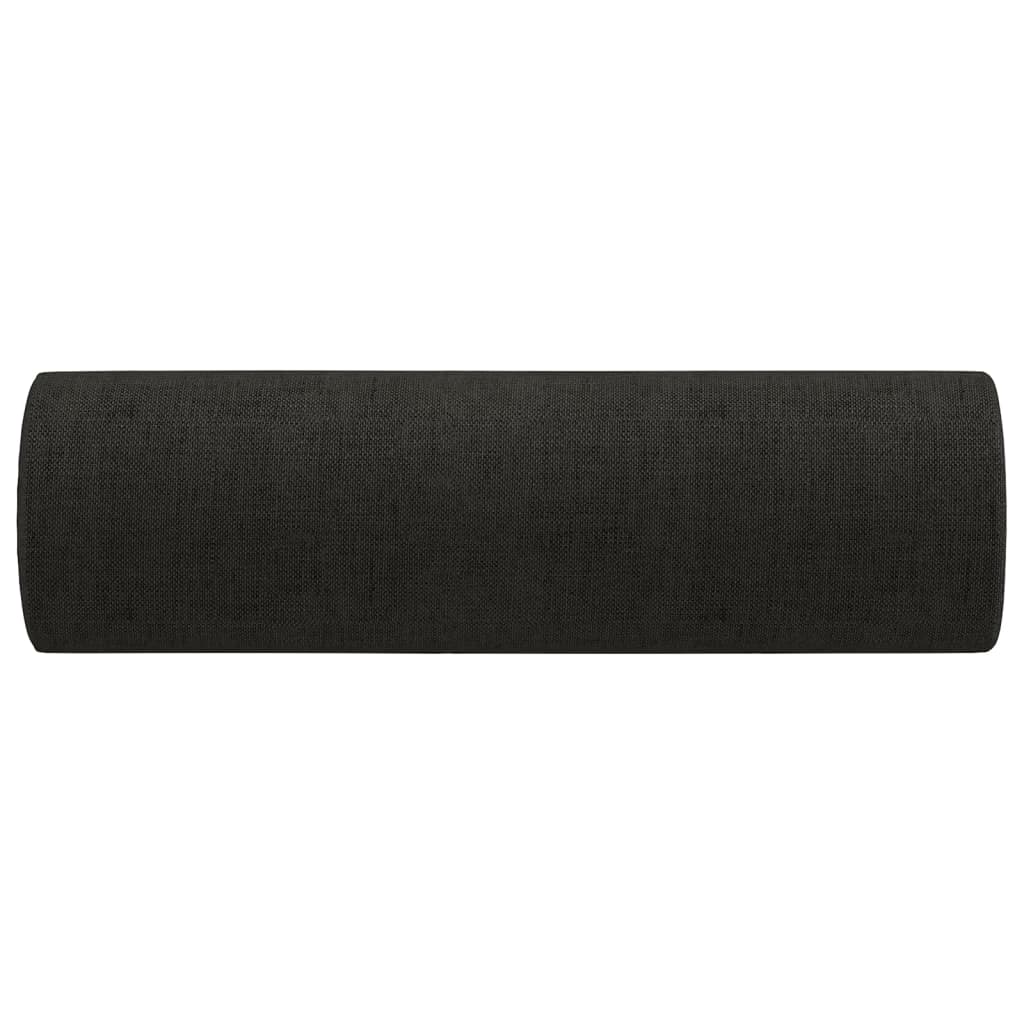 pyntepuder 2 stk. Ø15x50 cm stof sort