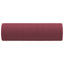 pyntepuder 2 stk. Ø15x50 cm stof vinrød
