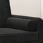pyntepuder 2 stk. Ø15x50 cm velour sort