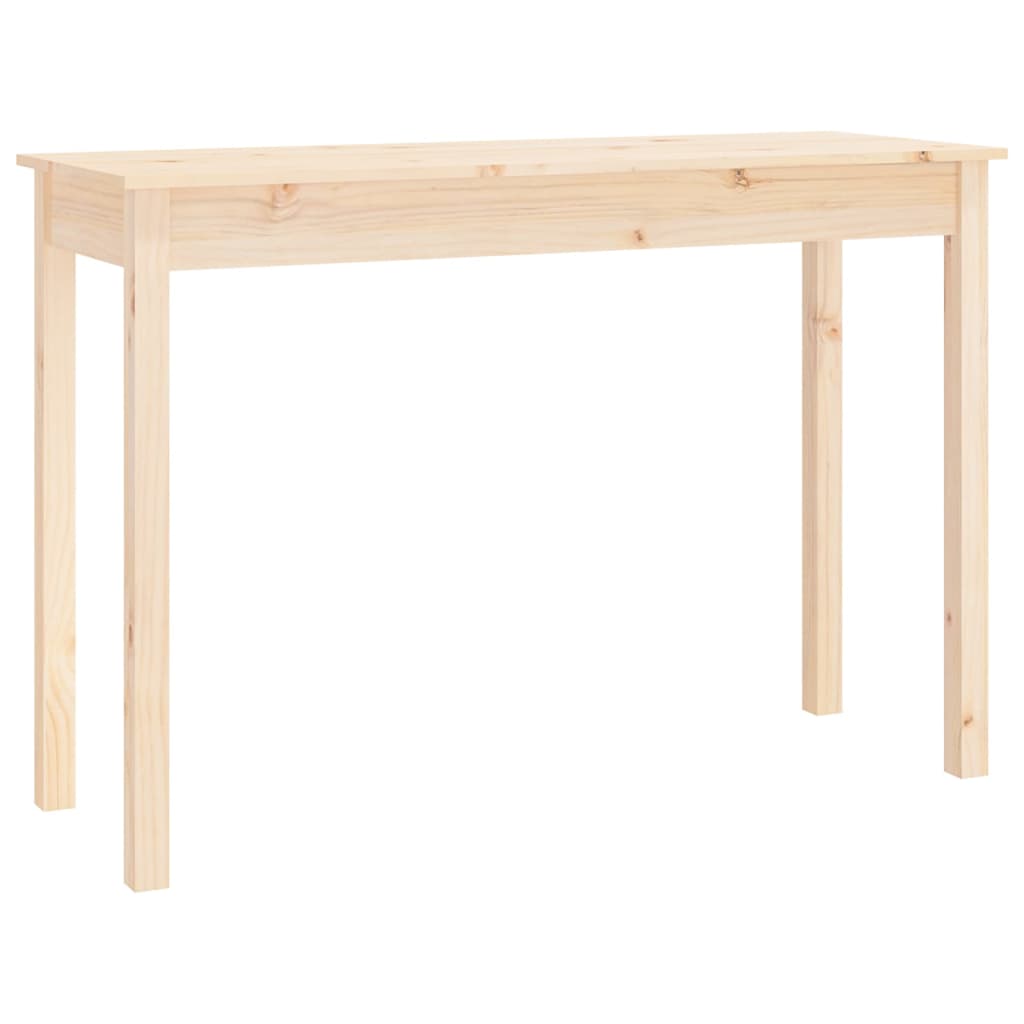 konsolbord 110x40x75 cm massivt fyrretræ