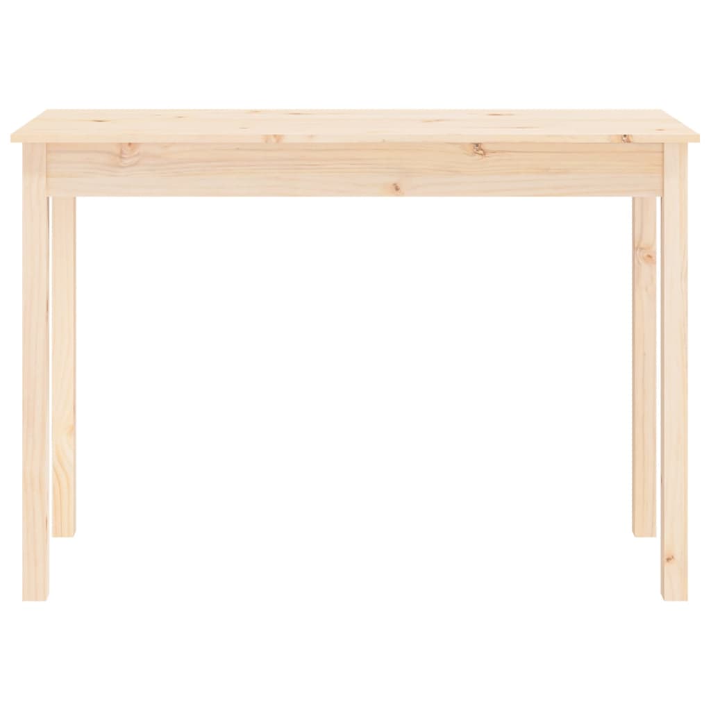 konsolbord 110x40x75 cm massivt fyrretræ