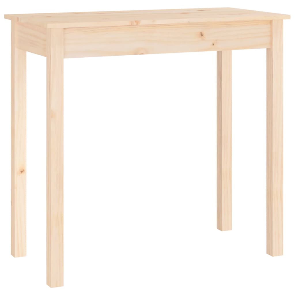 konsolbord 80x40x75 cm massivt fyrretræ