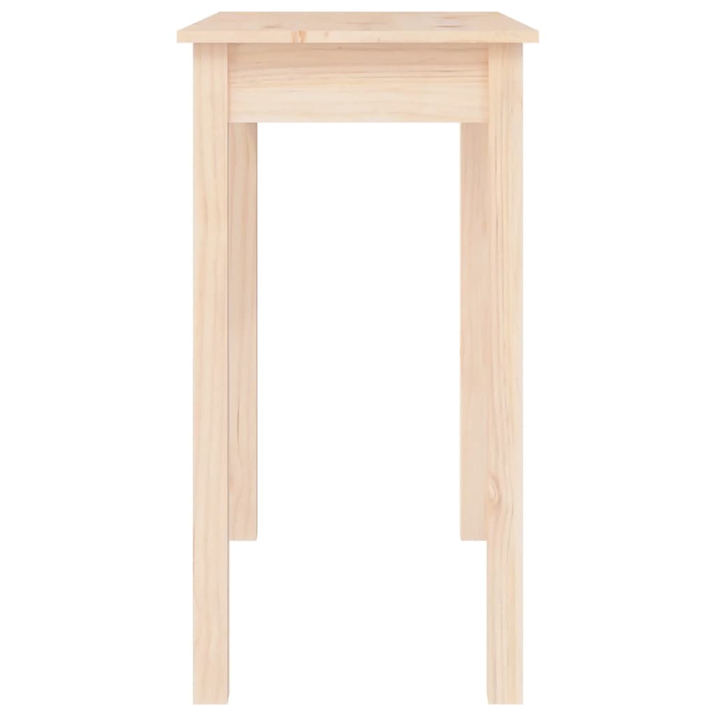 konsolbord 80x40x75 cm massivt fyrretræ