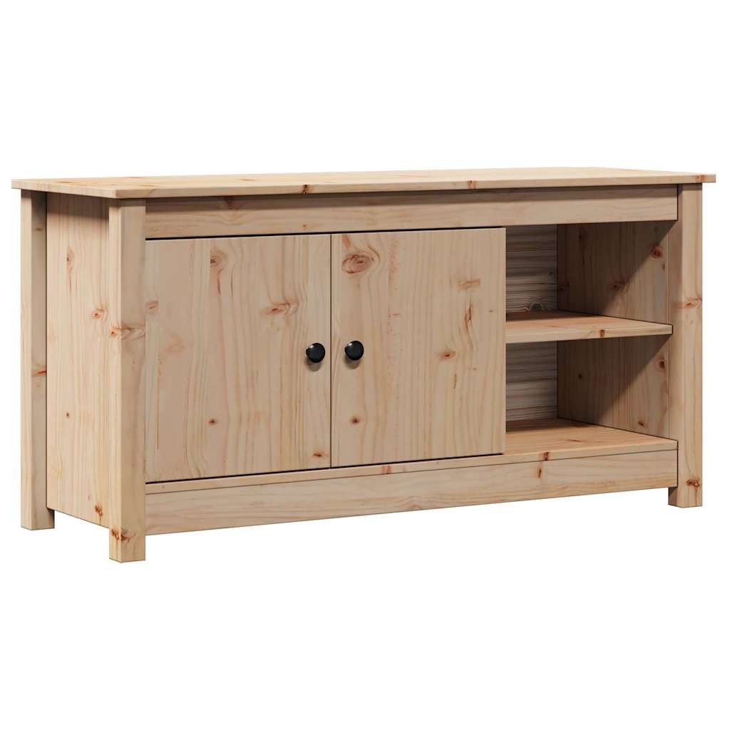 tv-bord 103x36,5x52 cm massivt fyrretræ
