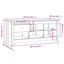 skoreol 110x38x45,5 cm massivt fyrretræ hvid